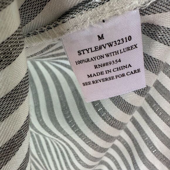 🎉5 for $45 🎉adrienne vittadini Top Blouse Shirt Size M - Picture 7 of 8